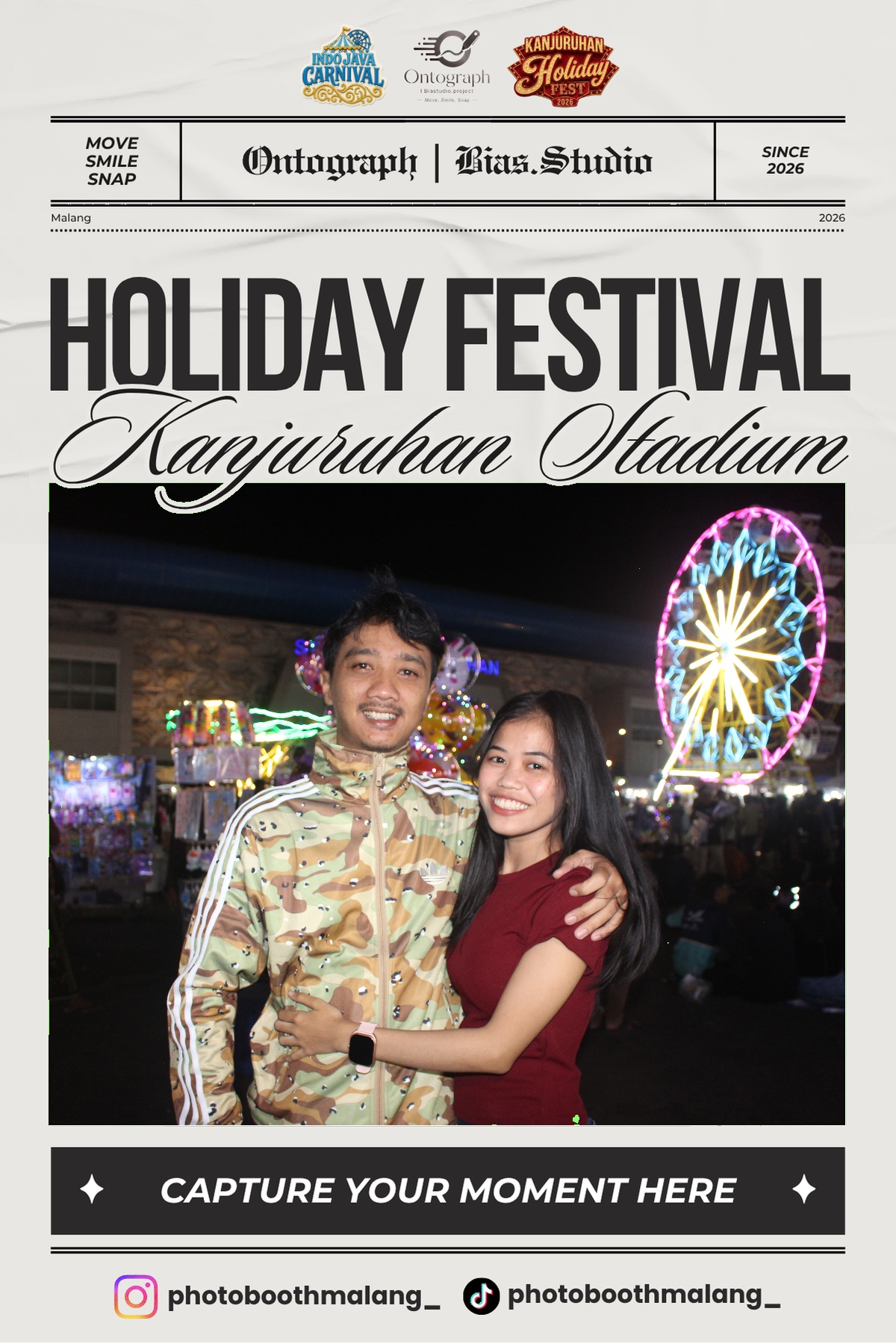 Hasil foto instan OntoGraph di Kanjuruhan Holiday Fest
