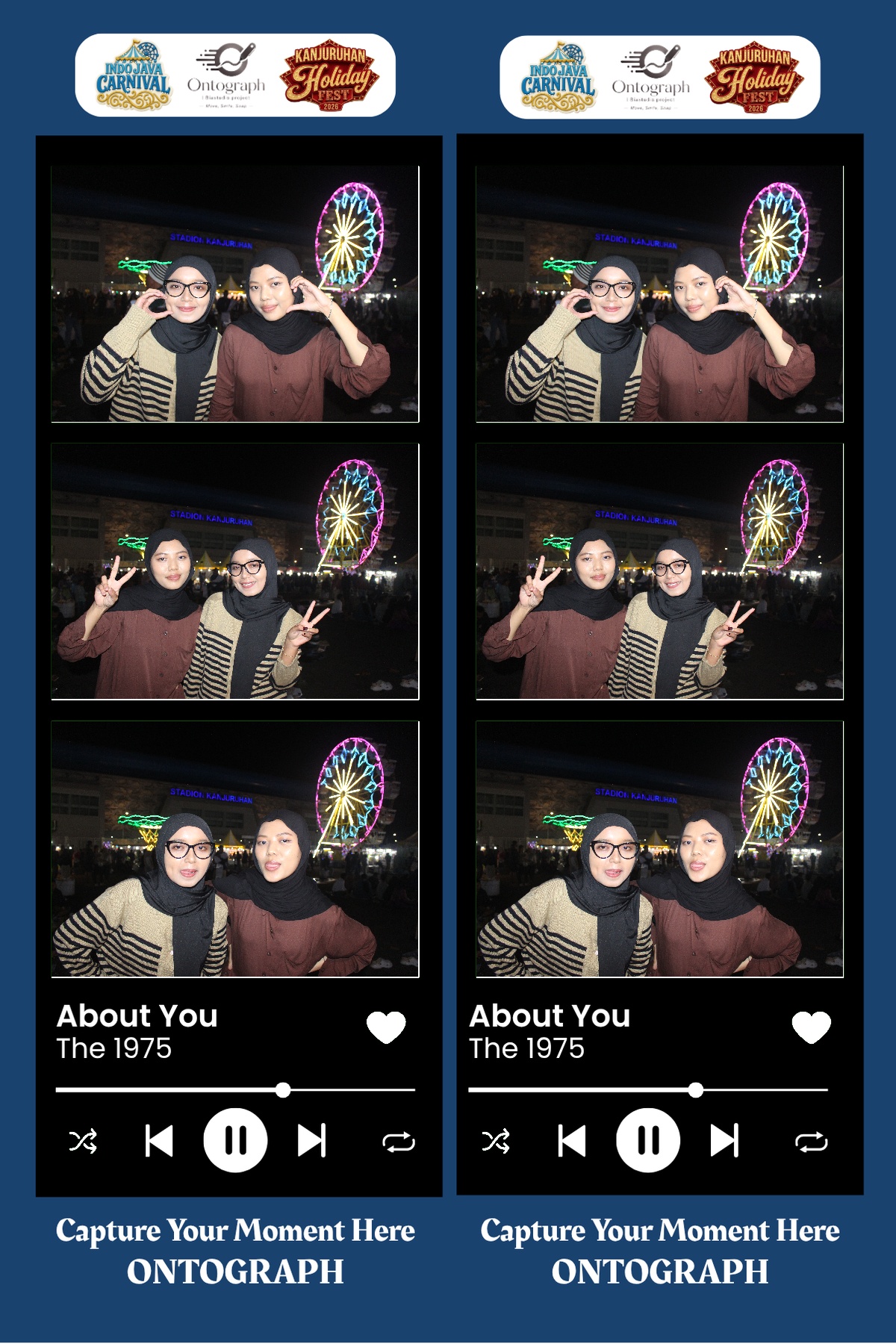Photostrip musik OntoGraph di Stadion Kanjuruhan Festival